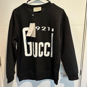 Gucci sweatshirt black and white